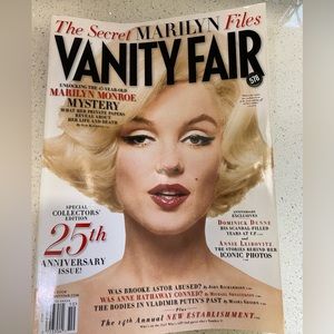 25TH Anniversary Vanity Fair. October 2008